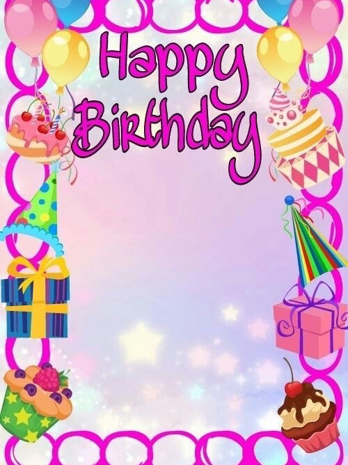 דף אכיל רקע יום הולדת