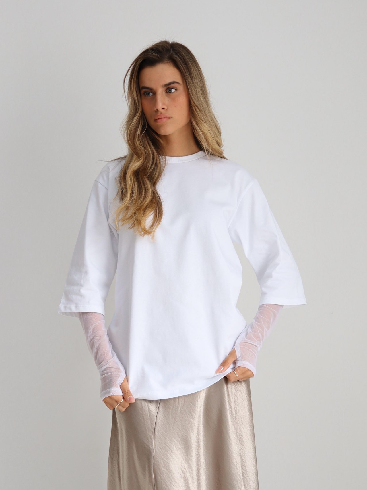 חולצת אייבי לבן