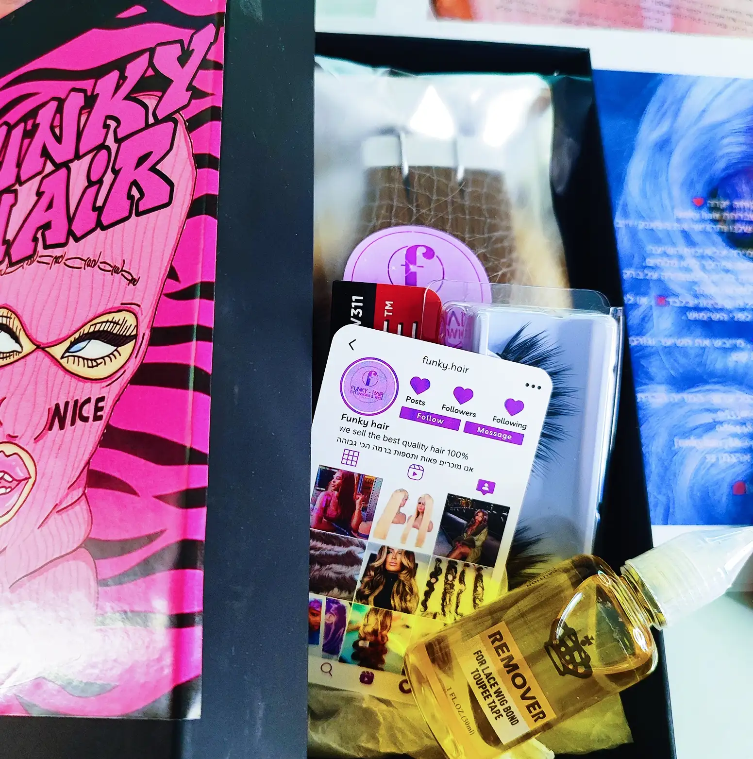 מארז לתוספות בהדבקה