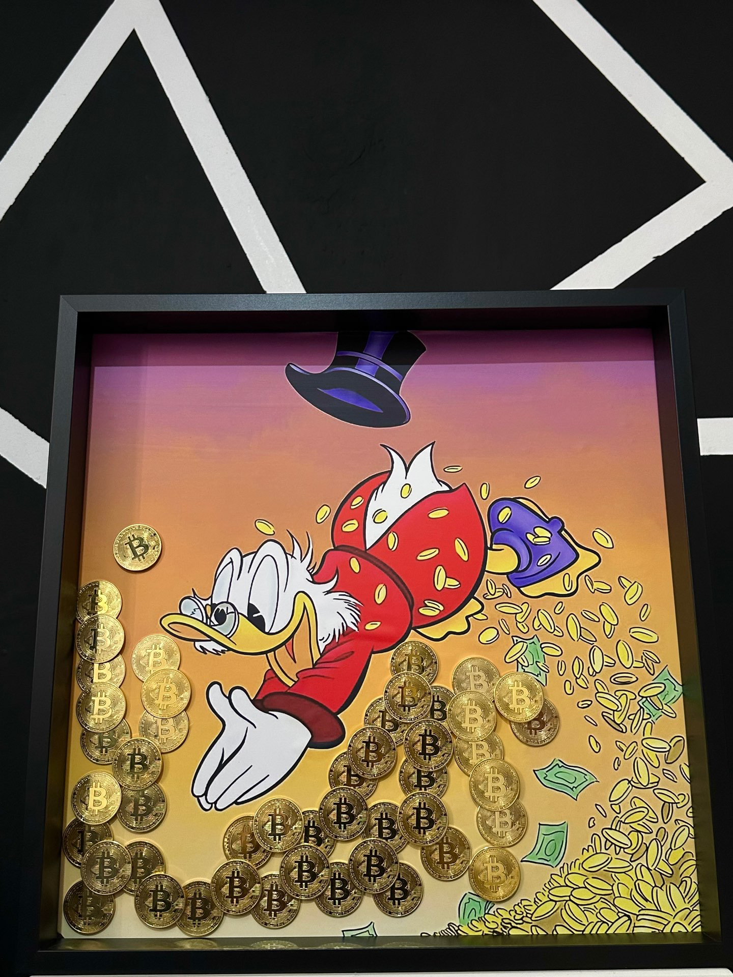 Donald Duck bitcoin pool