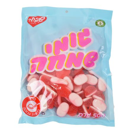 גומי כובע ורוד לבן 500 גרם