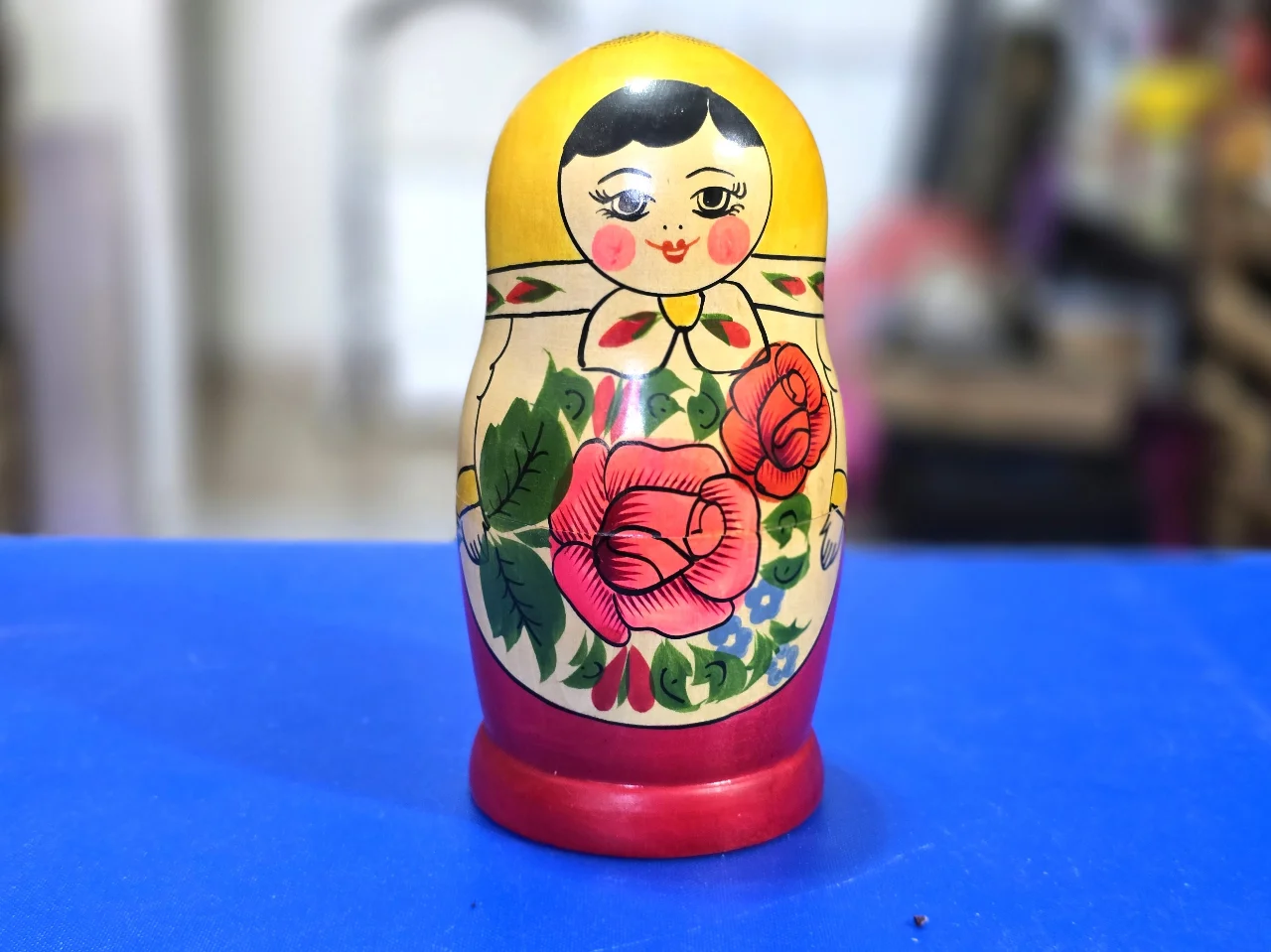 בובת בבושקה גדולה ויפה בעל 7 בובות גובה 17 ס'מ