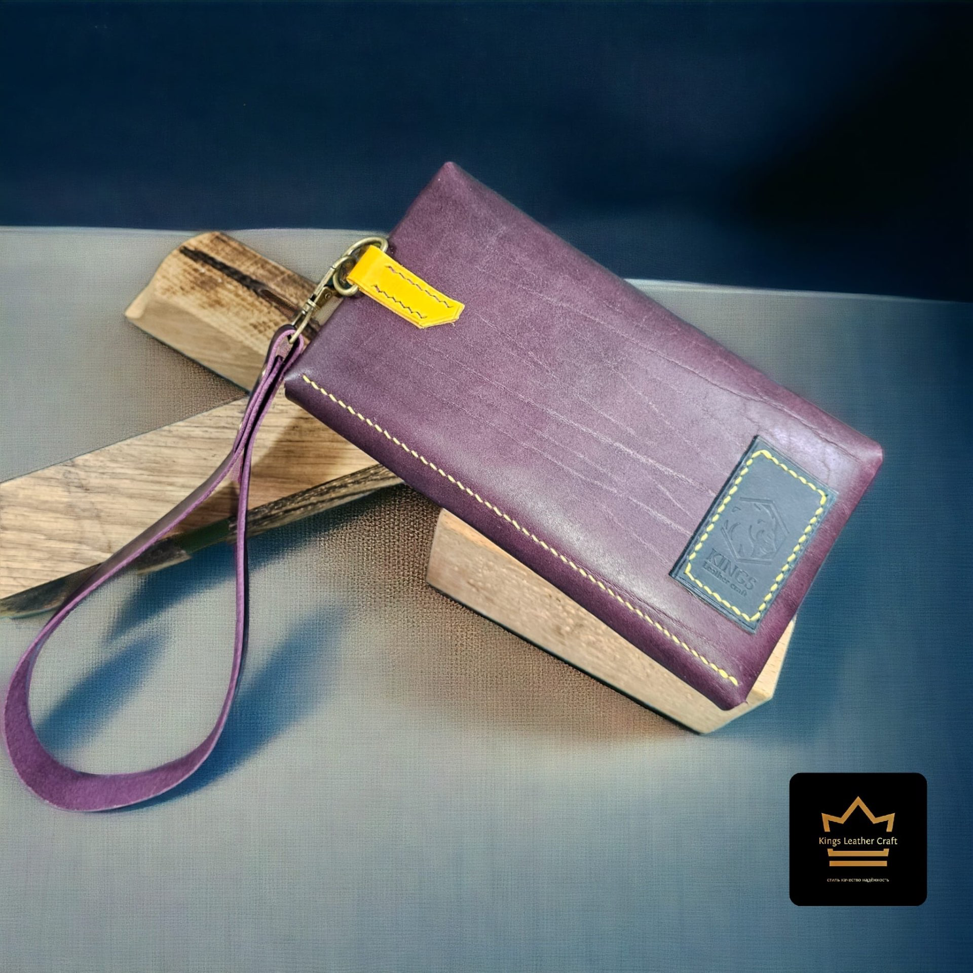 ארנק בגודל בינוני מעור גמיש ונעים עם מגוון כיסים🍆💛