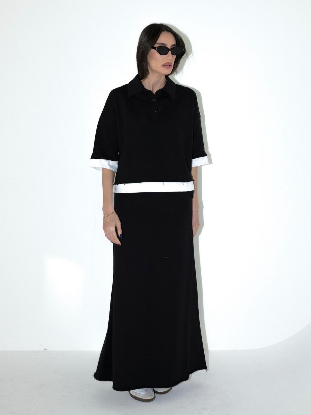 חליפת אסיה שחור