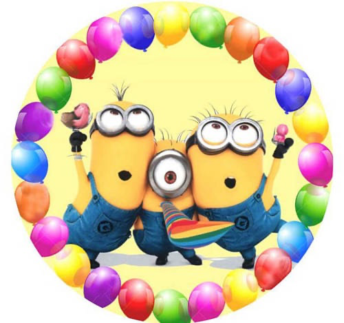 דף אכיל עגול מיניונים