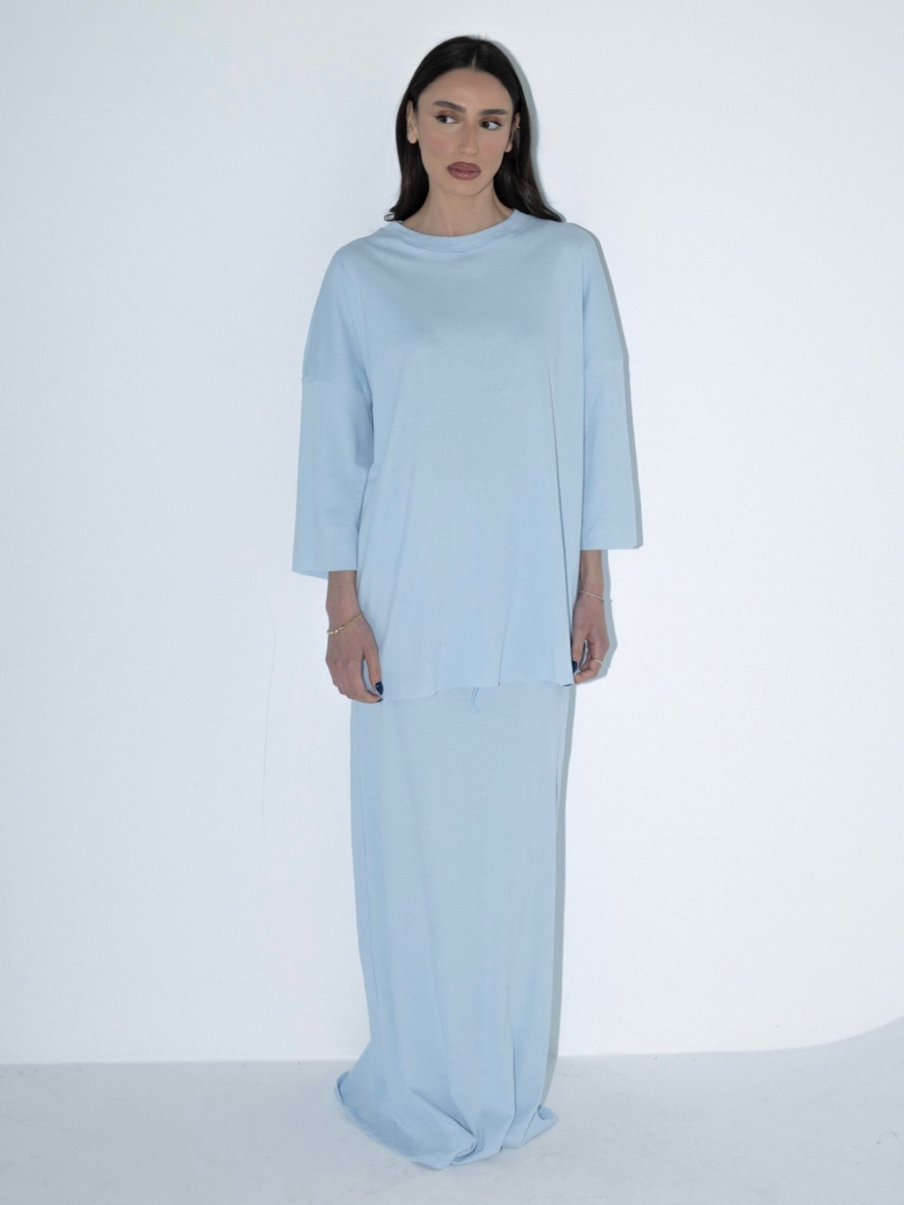 חליפת קנדיס תכלת