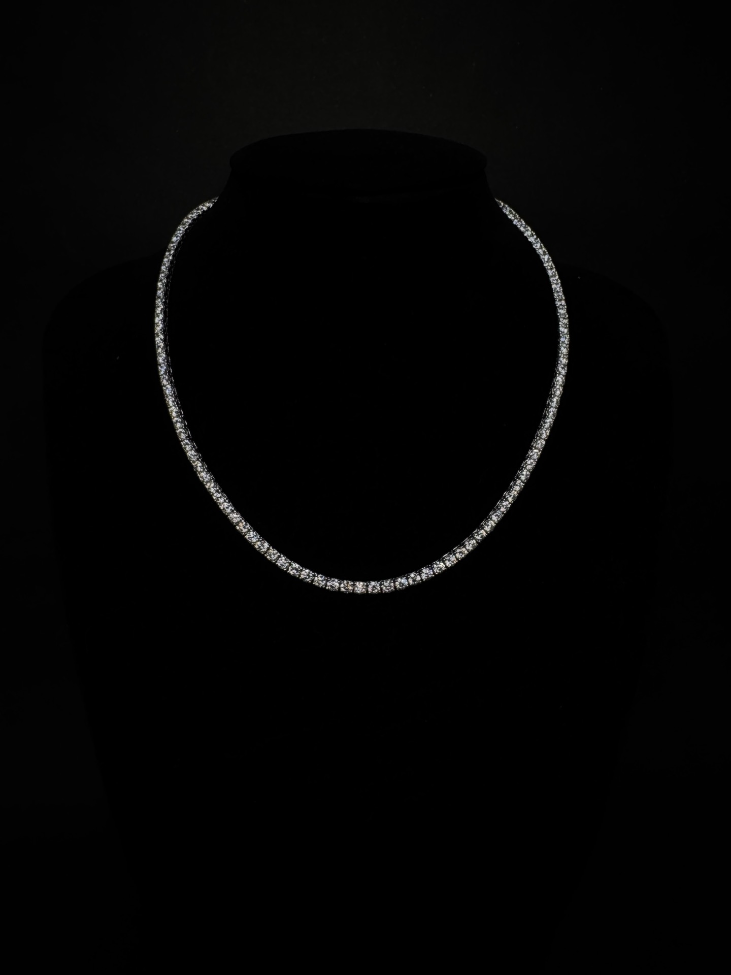 שרשרת טניס 3 מ"מ כסף איטלקי טהור