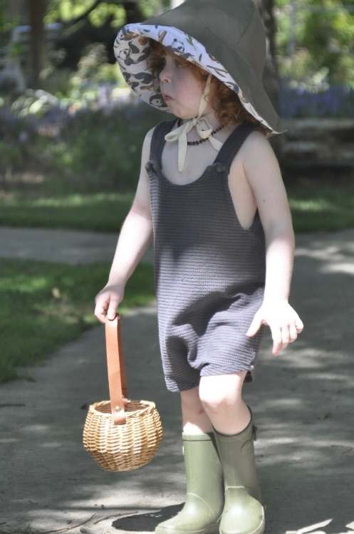 אוברול וופל אפור