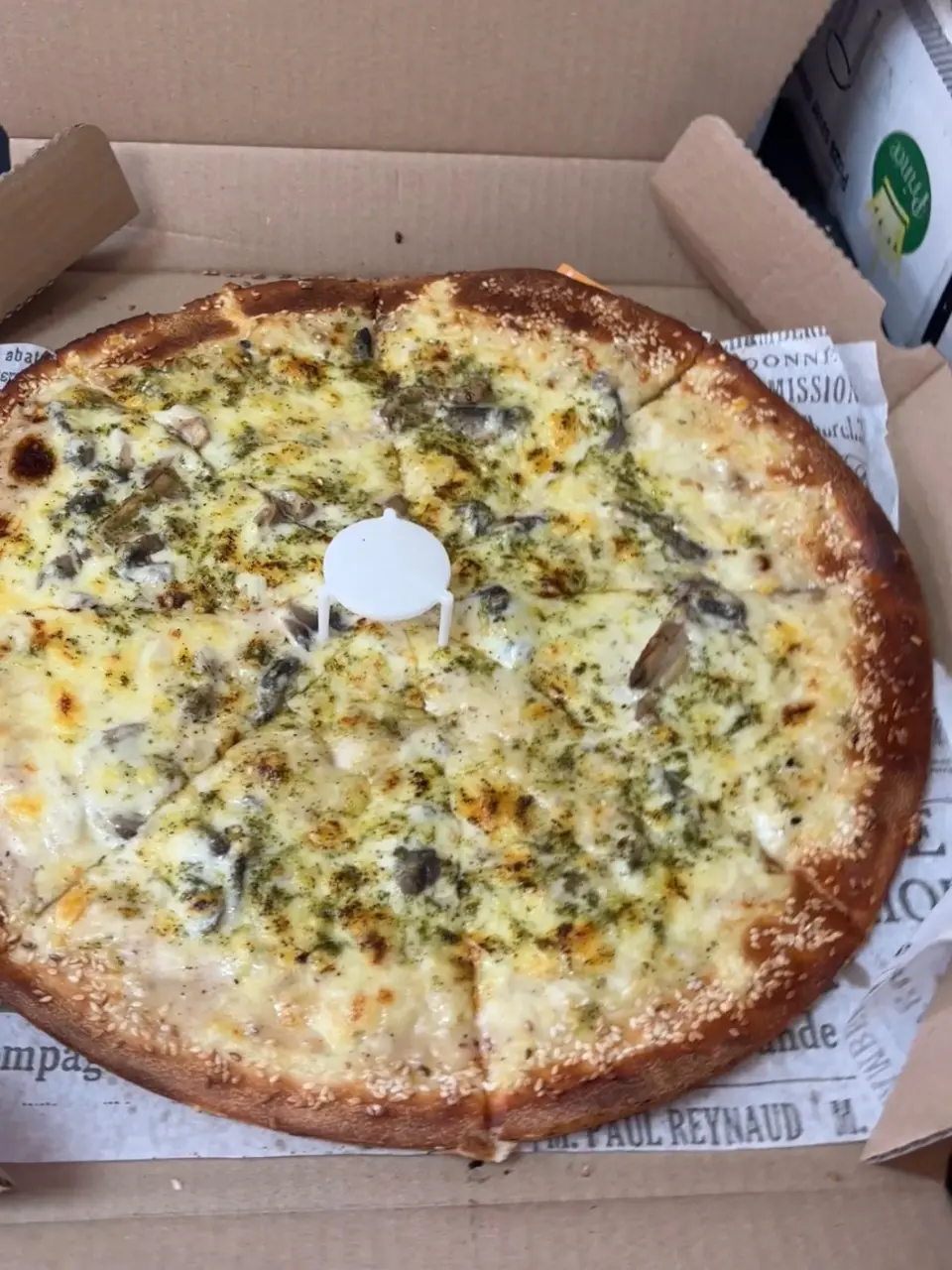 פיצה מוקרמת