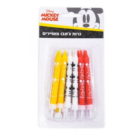 נרות ג'מבו מאויירים- מיקי