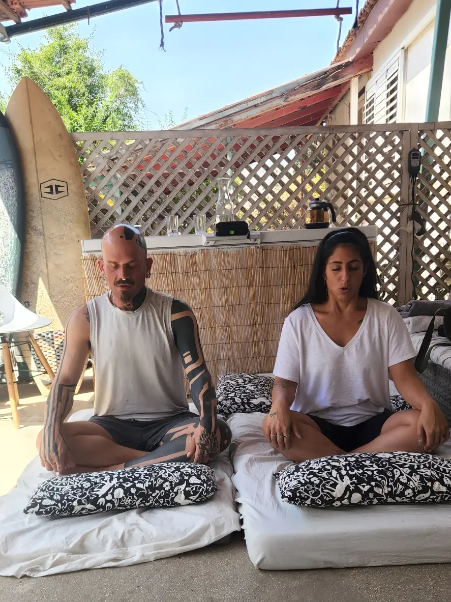 סדנה זוגית נשימות, מדיטציה ואמבטיית קרח