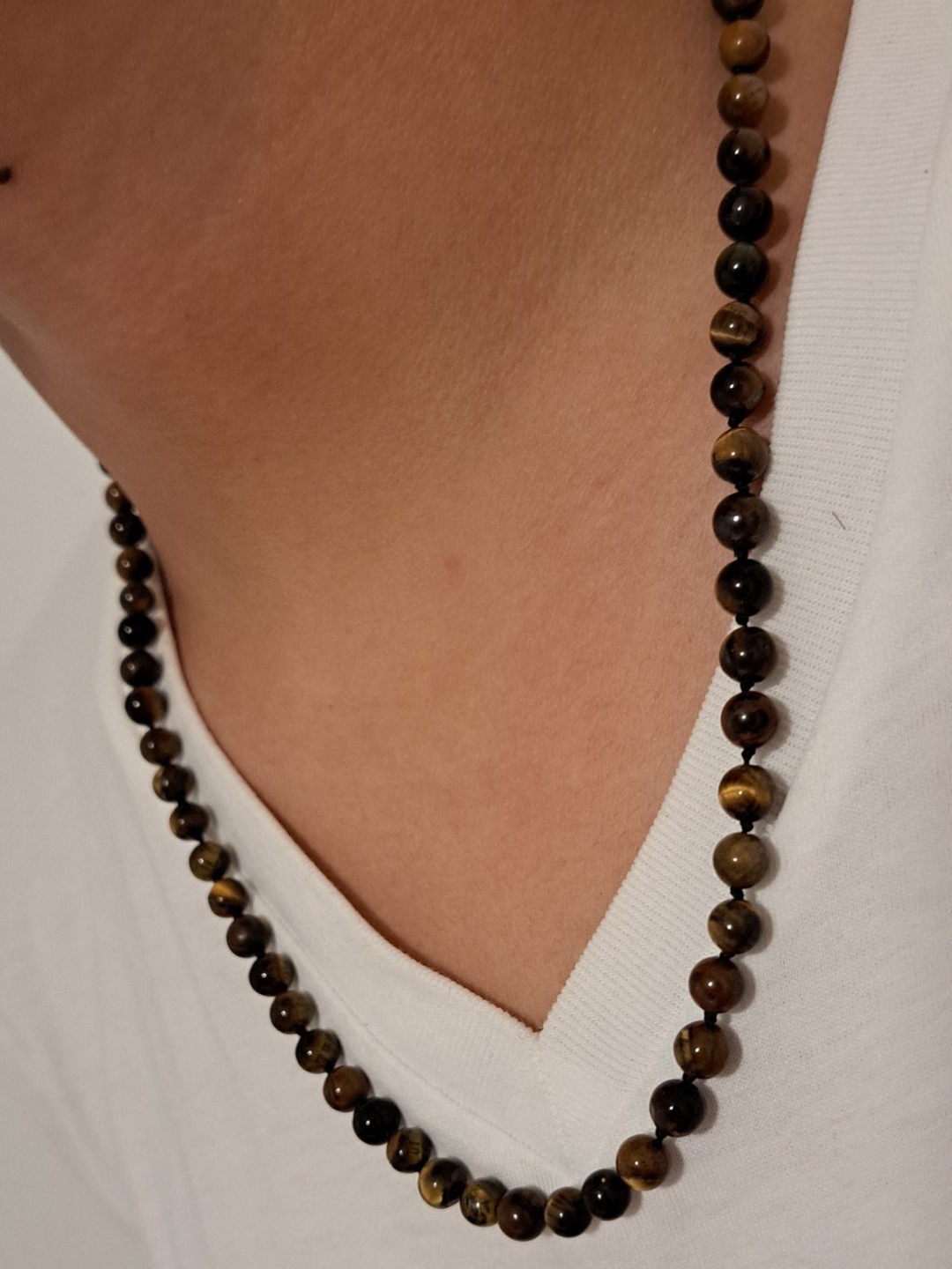 שרשרת טייגר איי לגבר | תכשיט עם משמעות – מאושרת