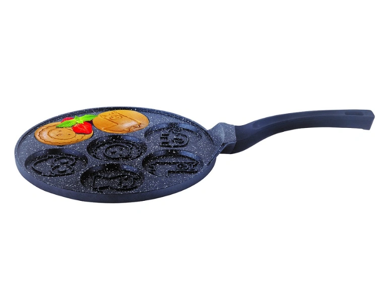 מחבת פנקייק חיות7 שקעים 26 ס"מ 