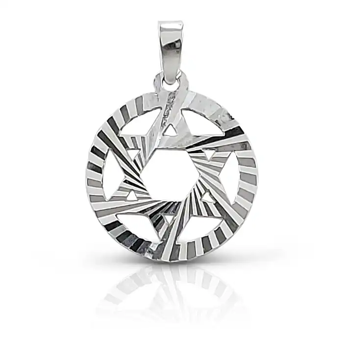 תליון מגן דוד – תליון זהב לגבר 14K