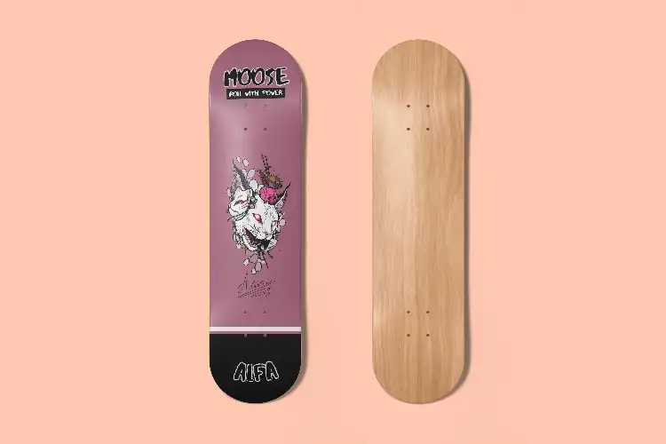ALFA skateboard deck - MOOSE