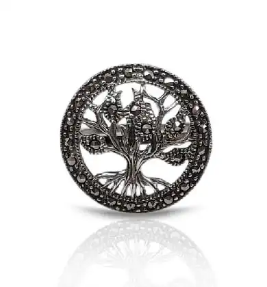 טבעת עץ חיים כסף יודאיקה