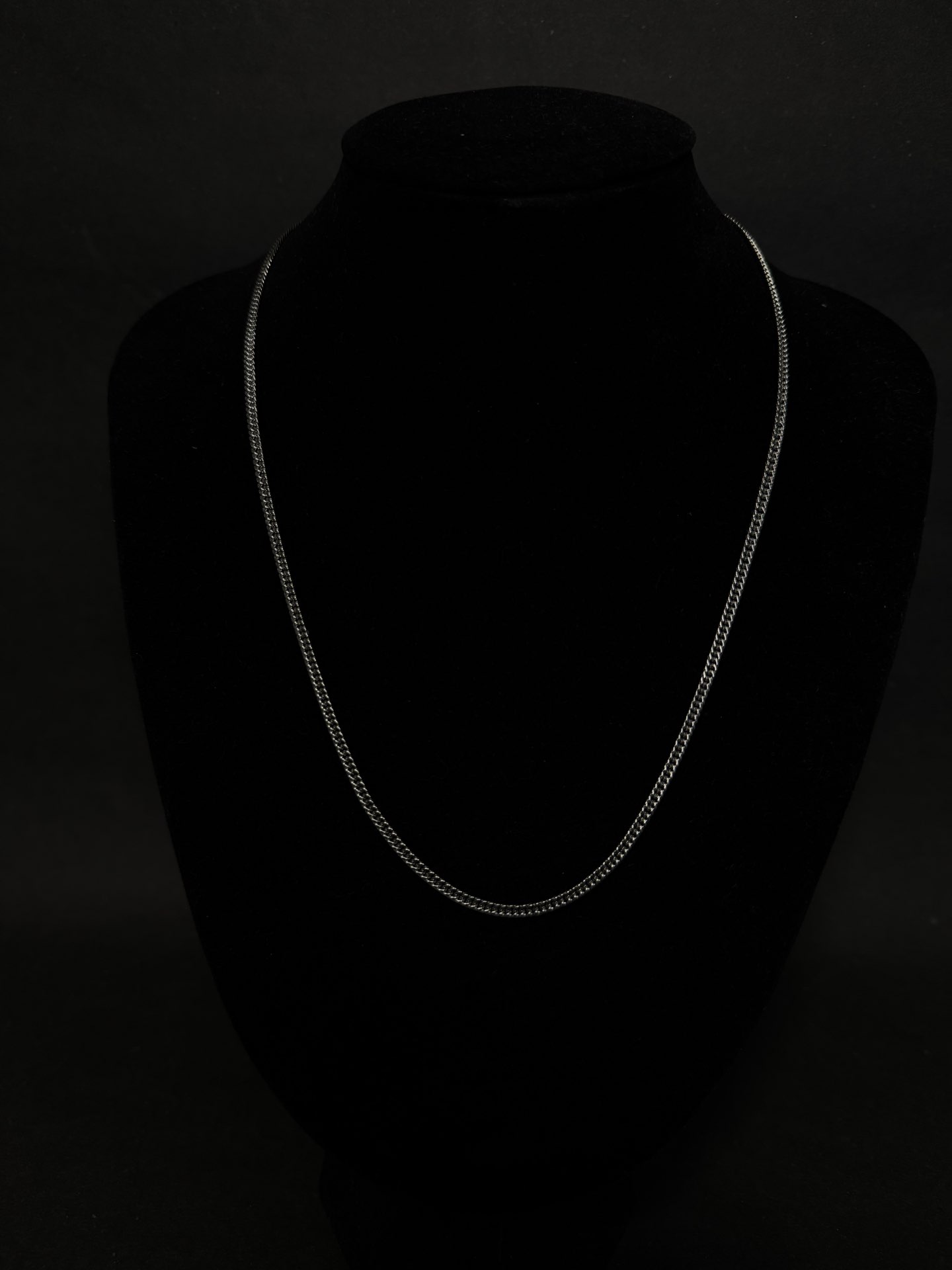 שרשרת חוליות נחש כסופה מושחרת