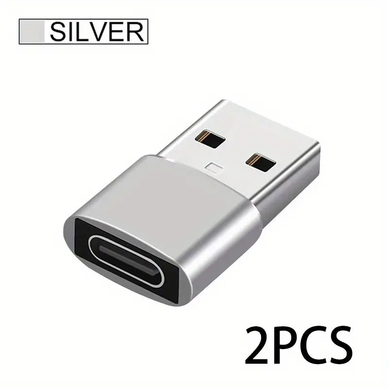 2 יחידות מתאם מ Type C ל Usb