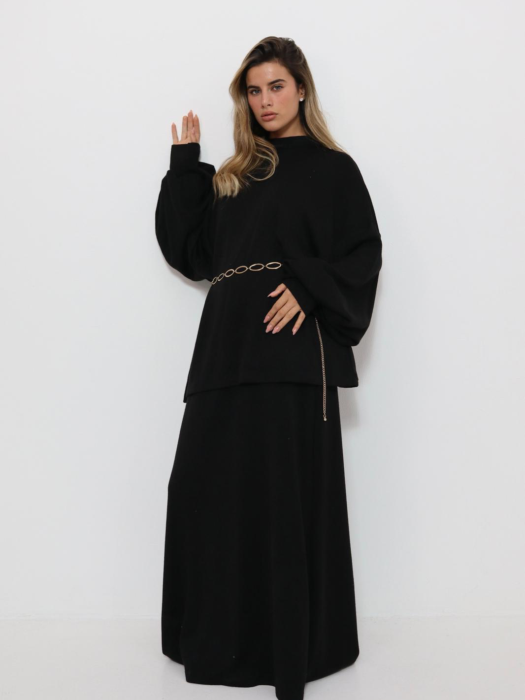 חליפת טרנינג רון שחור