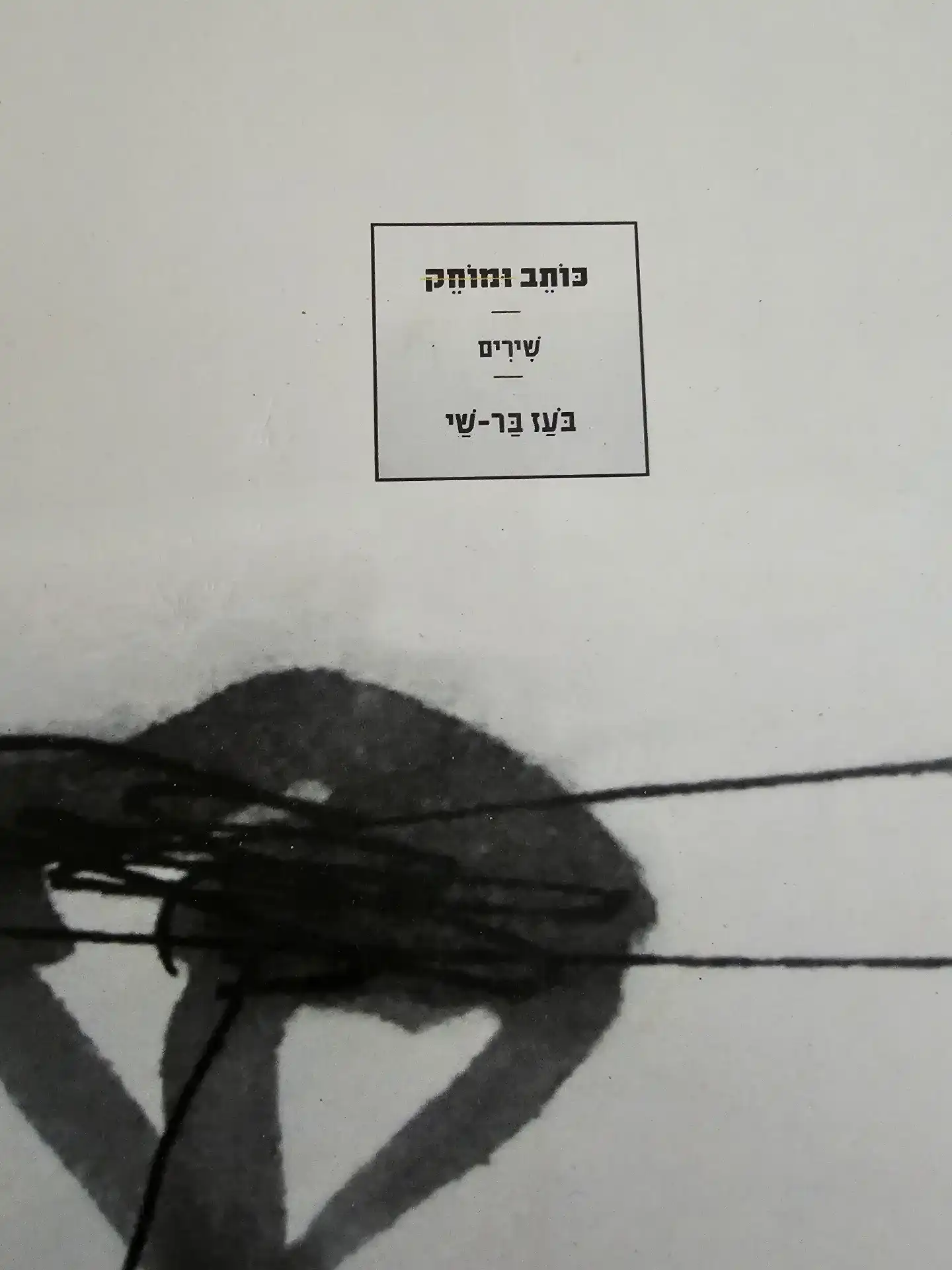 ספר שירים – כותב ומוחק