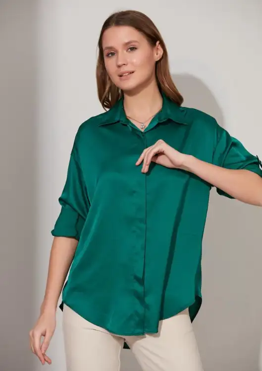 חולצת סטאן NIKKI ירוק