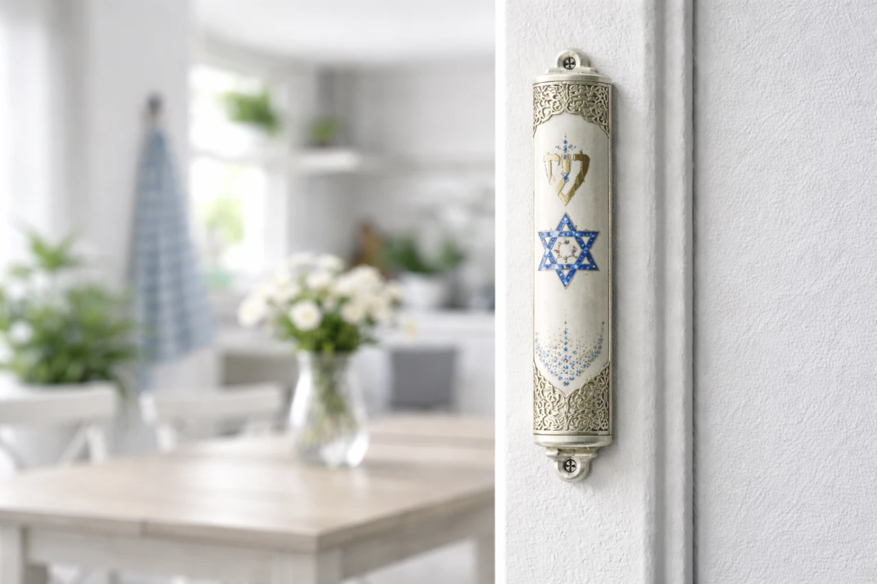 מזוזה חדשה מהודרת + בית