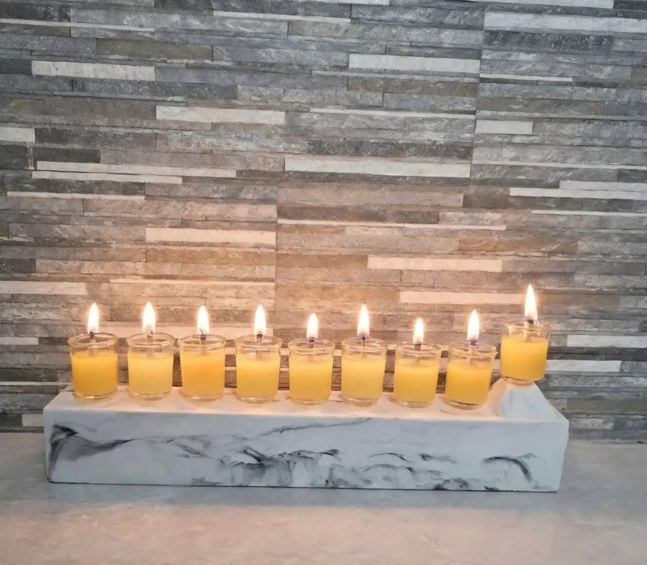 חנוכייה מלבנית