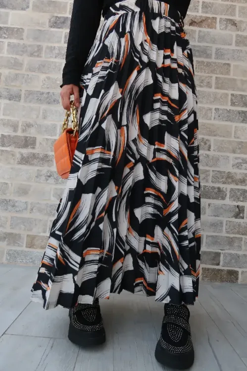 חצאית שלי פליסה צנועה