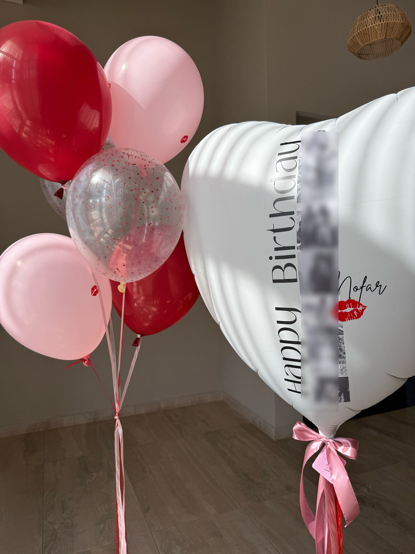 סט בלונים נשיקה באוויר | VALI