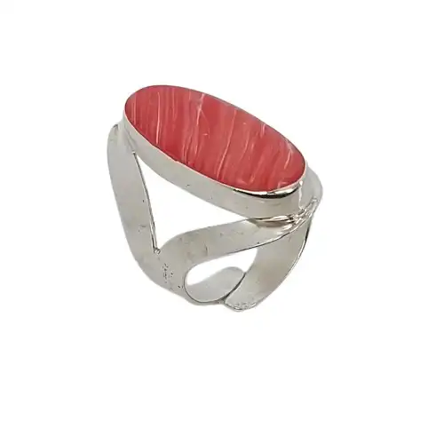 טבעת כסף עבודת יד - טבעת אגט מקסיקני