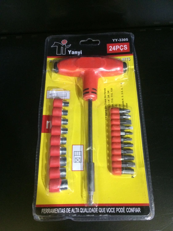 סט מברגים עם ידית + בוקסות