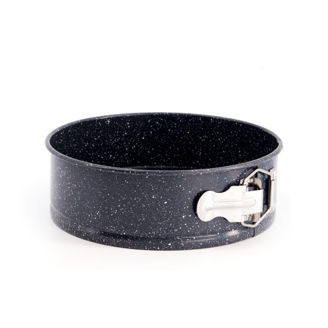 ‫תבנית קפיץ גבוהה שוליים רחבים 20‬‏ ‫ס"מ קרבון סטיל‬‏