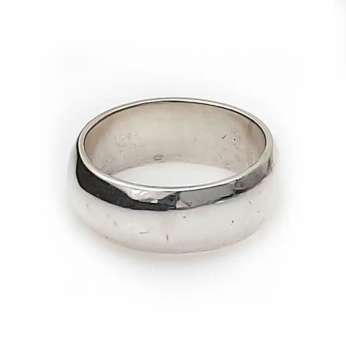 טבעת נשואין כסף 925