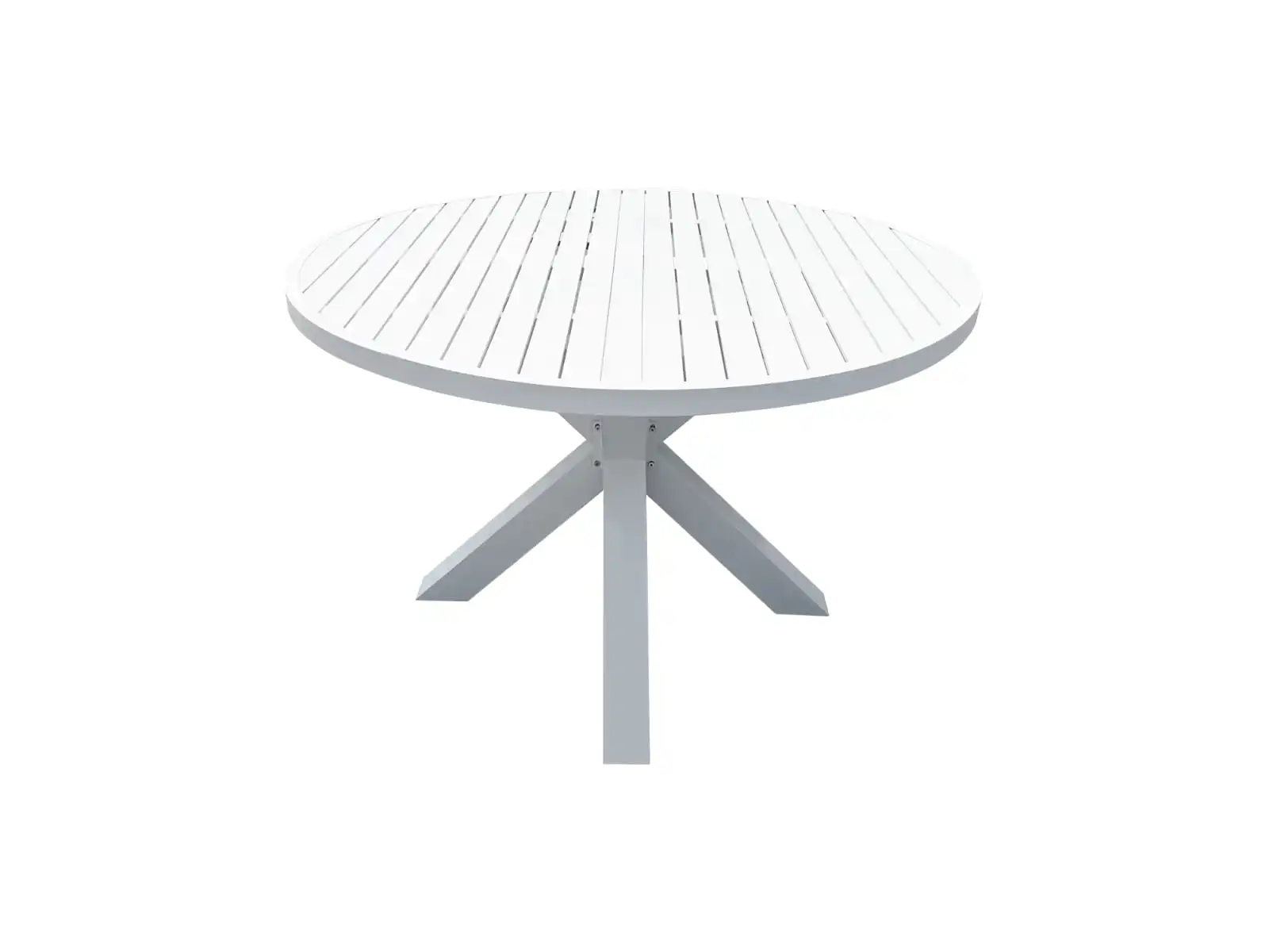 פינת אוכל עגולה "דטרויט" צבע לבן