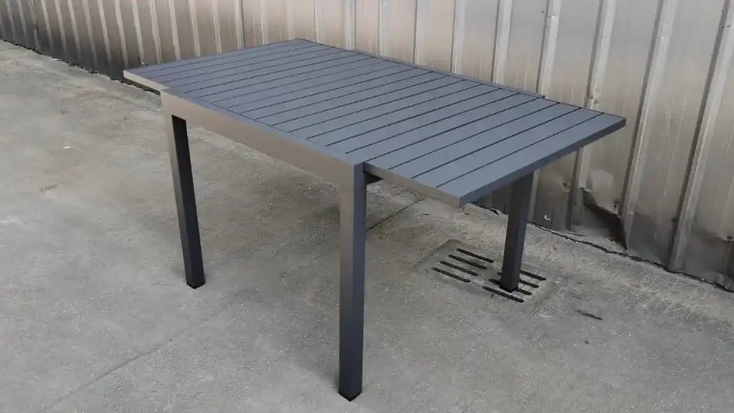 שולחן אלומיניום 90 סמ נפתח ל150 סמ