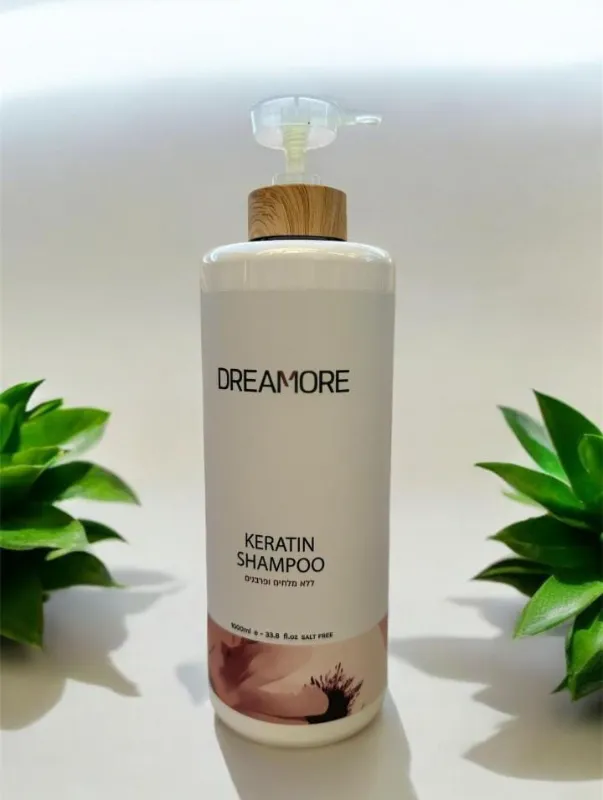 שמפו קרטין ללא מלחים