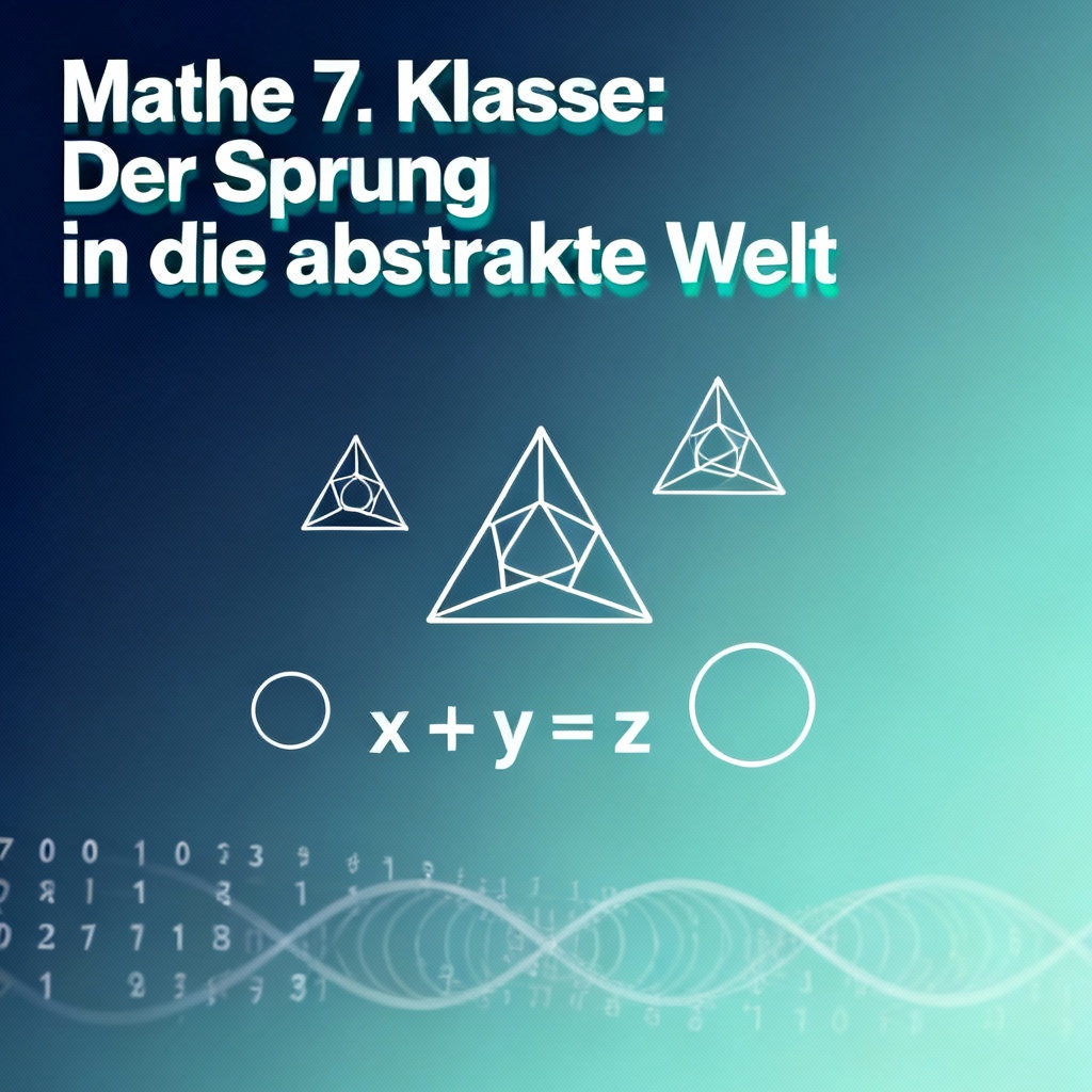 Mathe 7. Klasse: Der Sprung in die abstrakte Welt