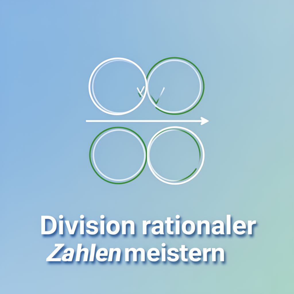 Division rationaler Zahlen meistern