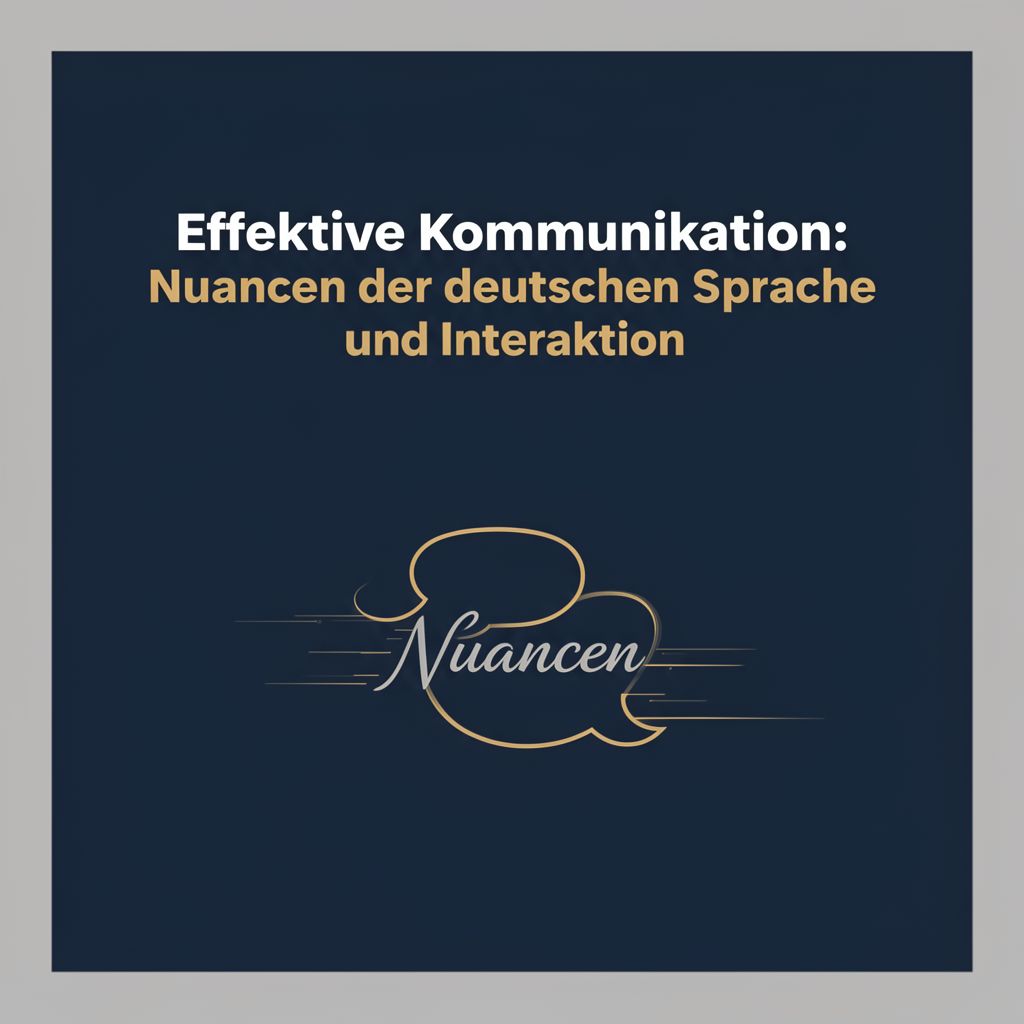 Effektive Kommunikation: Nuancen der deutschen Sprache und Interaktion