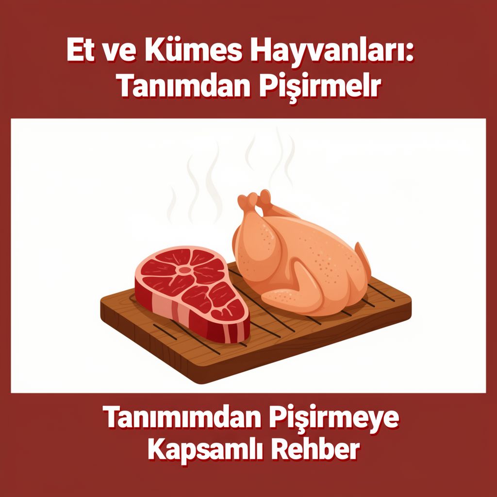 Et ve Kümes Hayvanları: Tanımdan Pişirmeye Kapsamlı Rehber