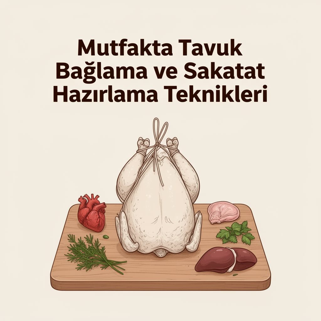 Mutfakta Tavuk Bağlama ve Sakatat Hazırlama Teknikleri