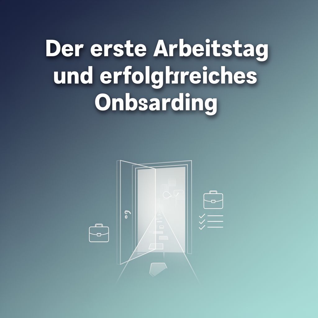 Der erste Arbeitstag und erfolgreiches Onboarding