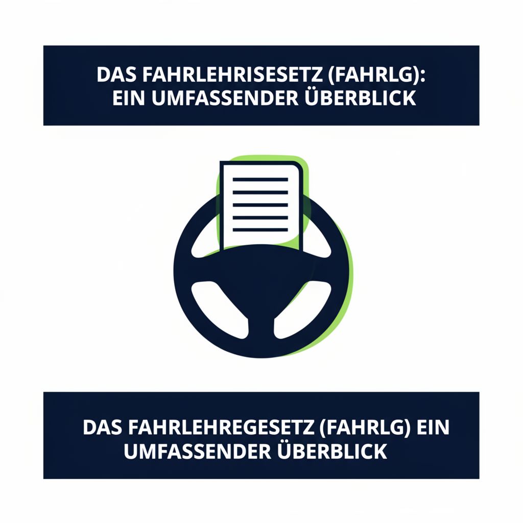 Das Fahrlehrergesetz (FahrlG): Ein umfassender Überblick