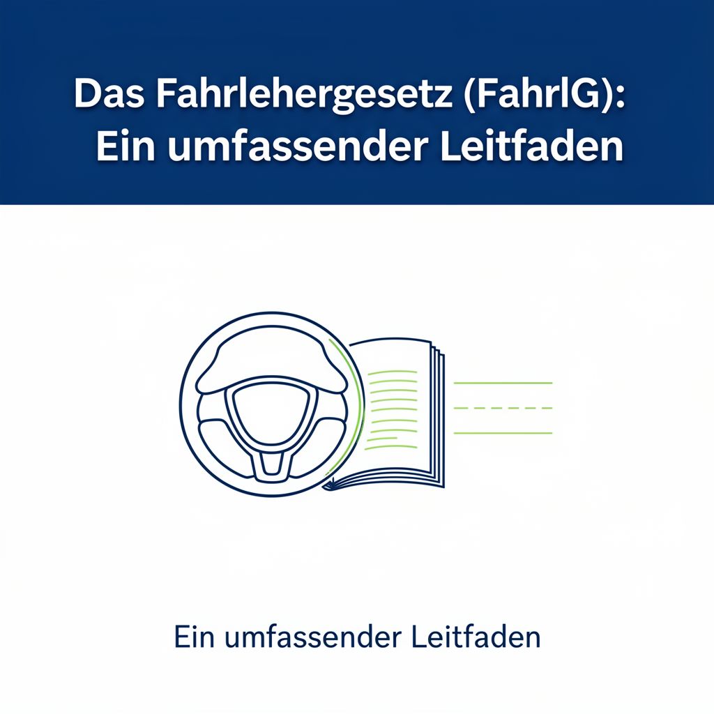 Das Fahrlehrergesetz (FahrlG): Ein umfassender Leitfaden