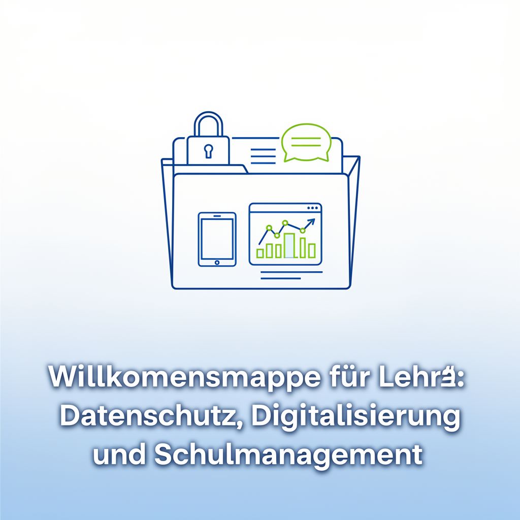 Willkommensmappe für Lehrkräfte: Datenschutz, Digitalisierung und Schulmanagement
