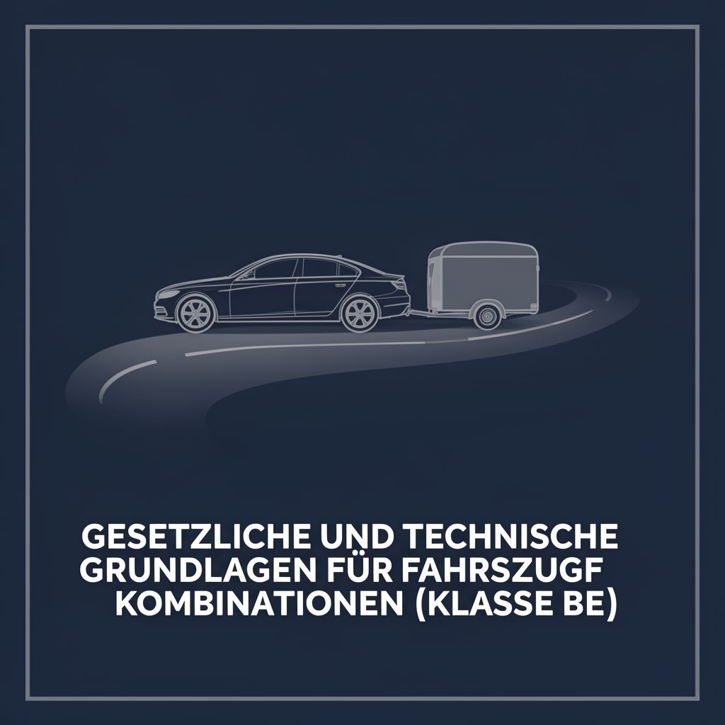 Gesetzliche und technische Grundlagen für Fahrzeugkombinationen (Klasse BE)