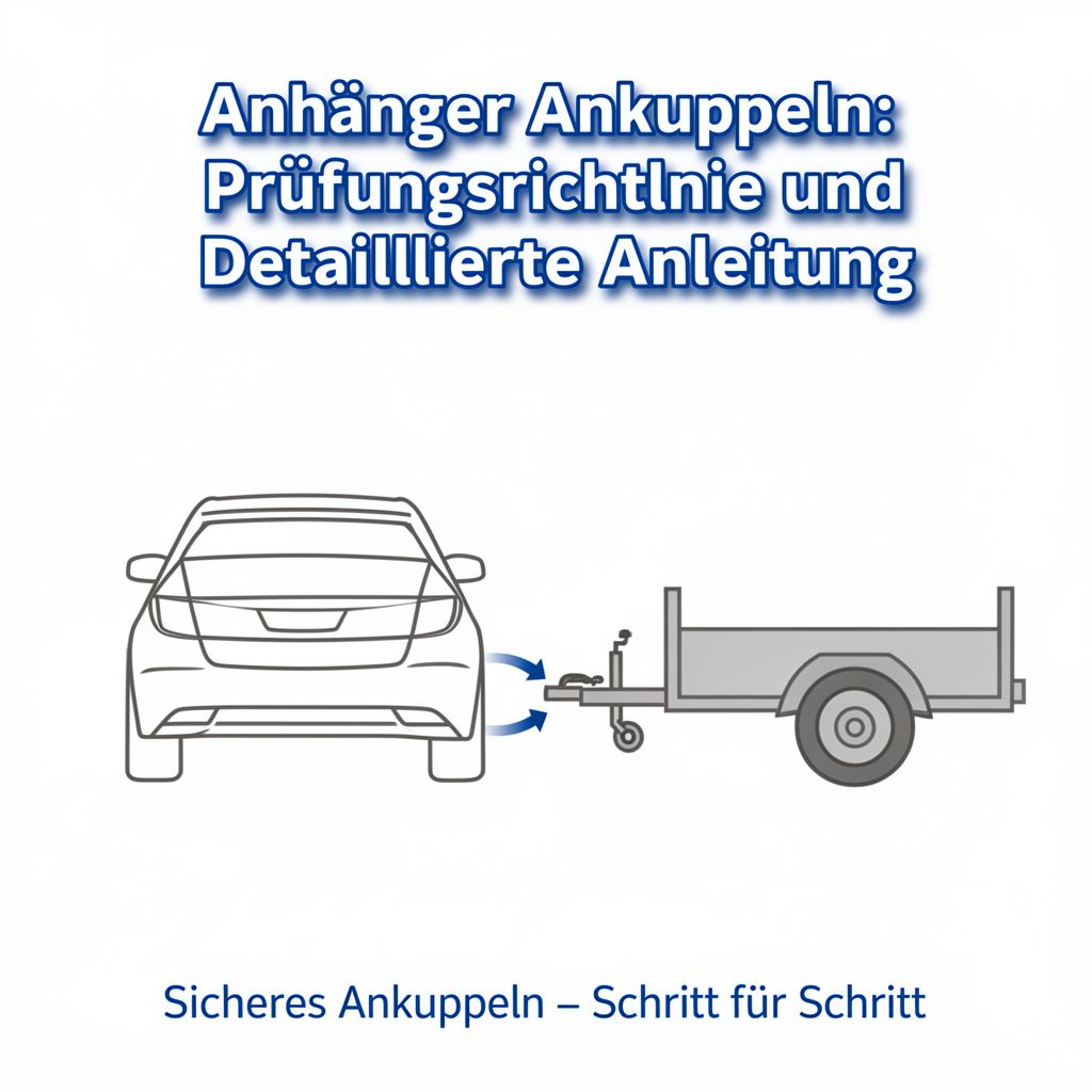 Anhänger Ankuppeln: Prüfungsrichtlinie und Detaillierte Anleitung