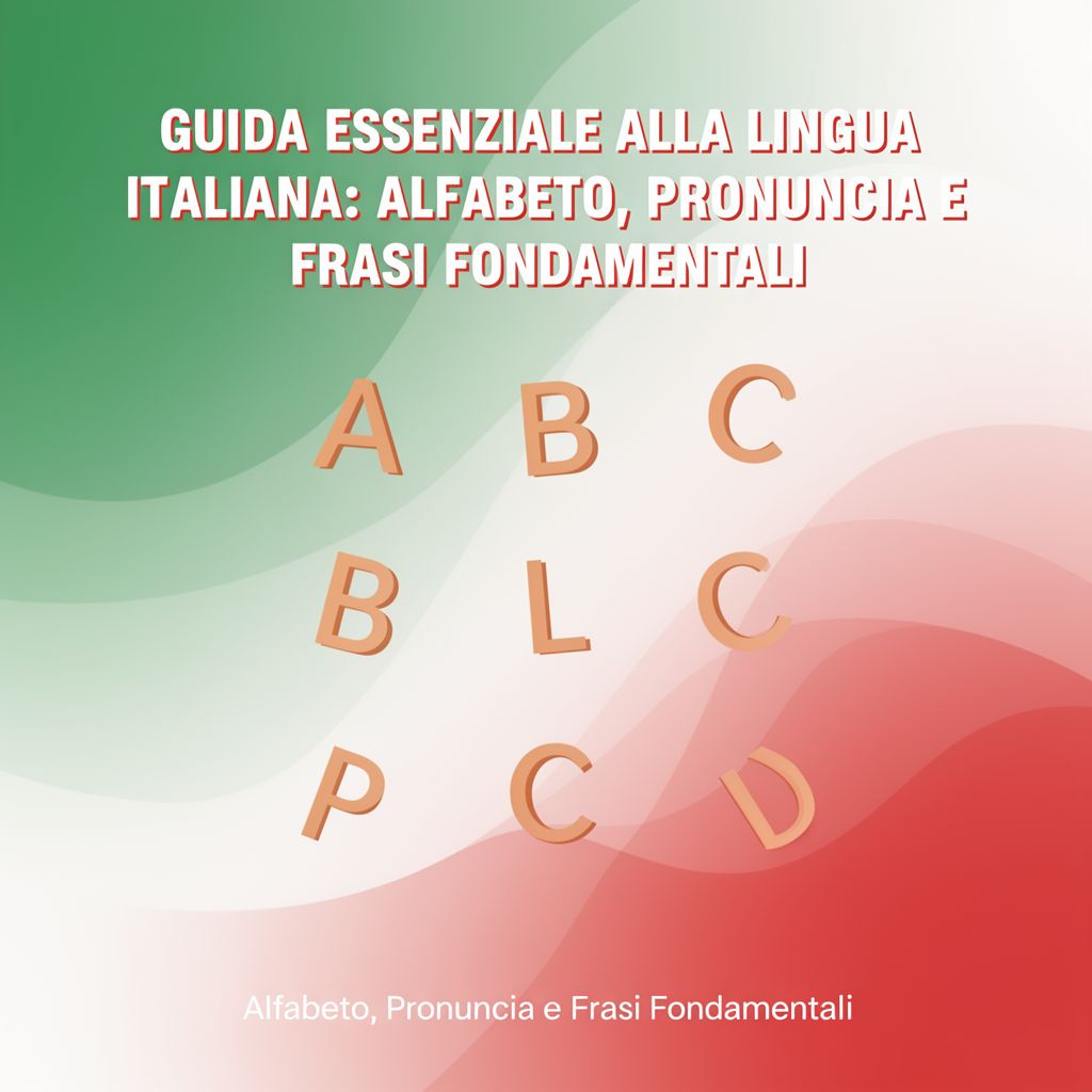 Guida Essenziale alla Lingua Italiana: Alfabeto, Pronuncia e Frasi Fondamentali