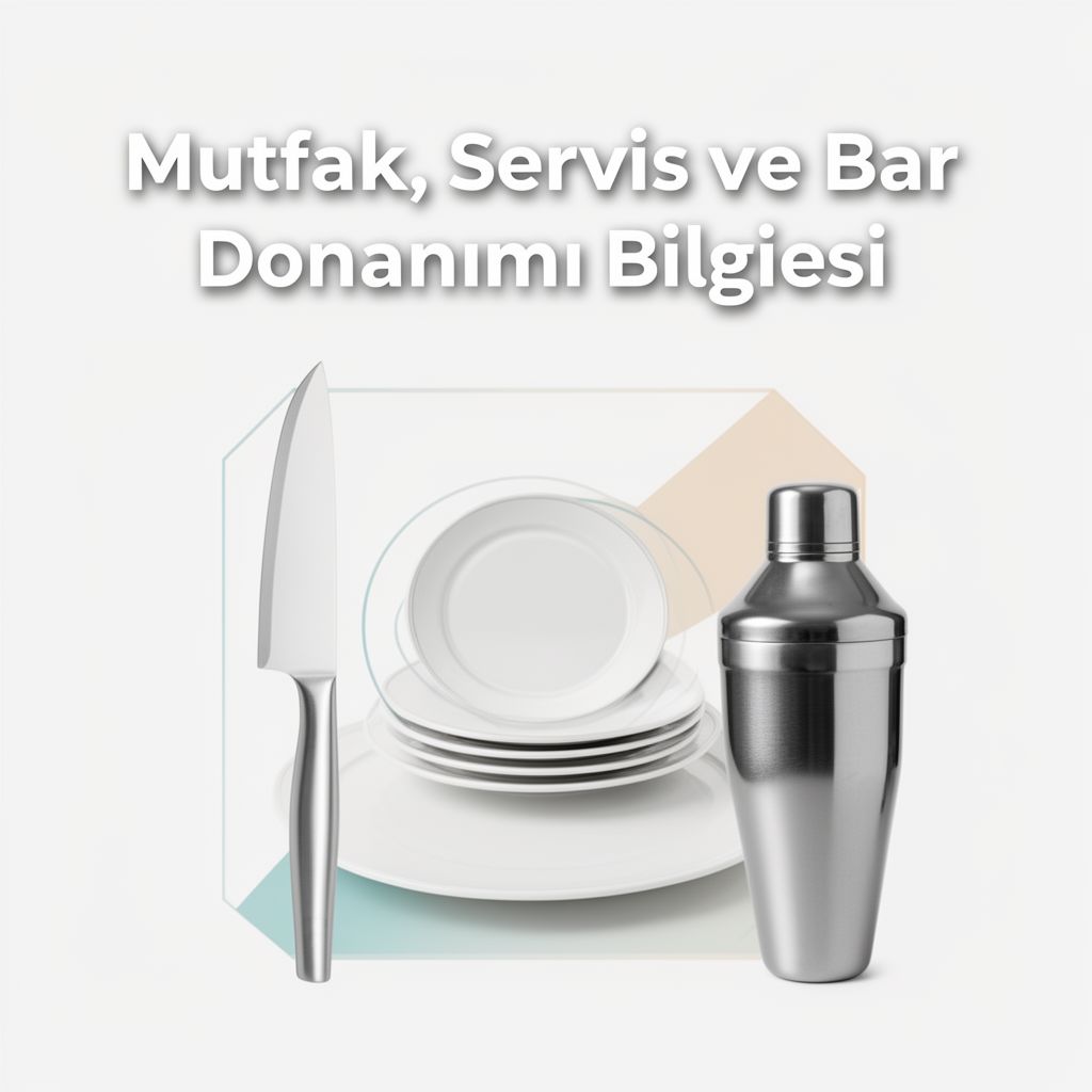 Mutfak, Servis ve Bar Donanımı Bilgisi
