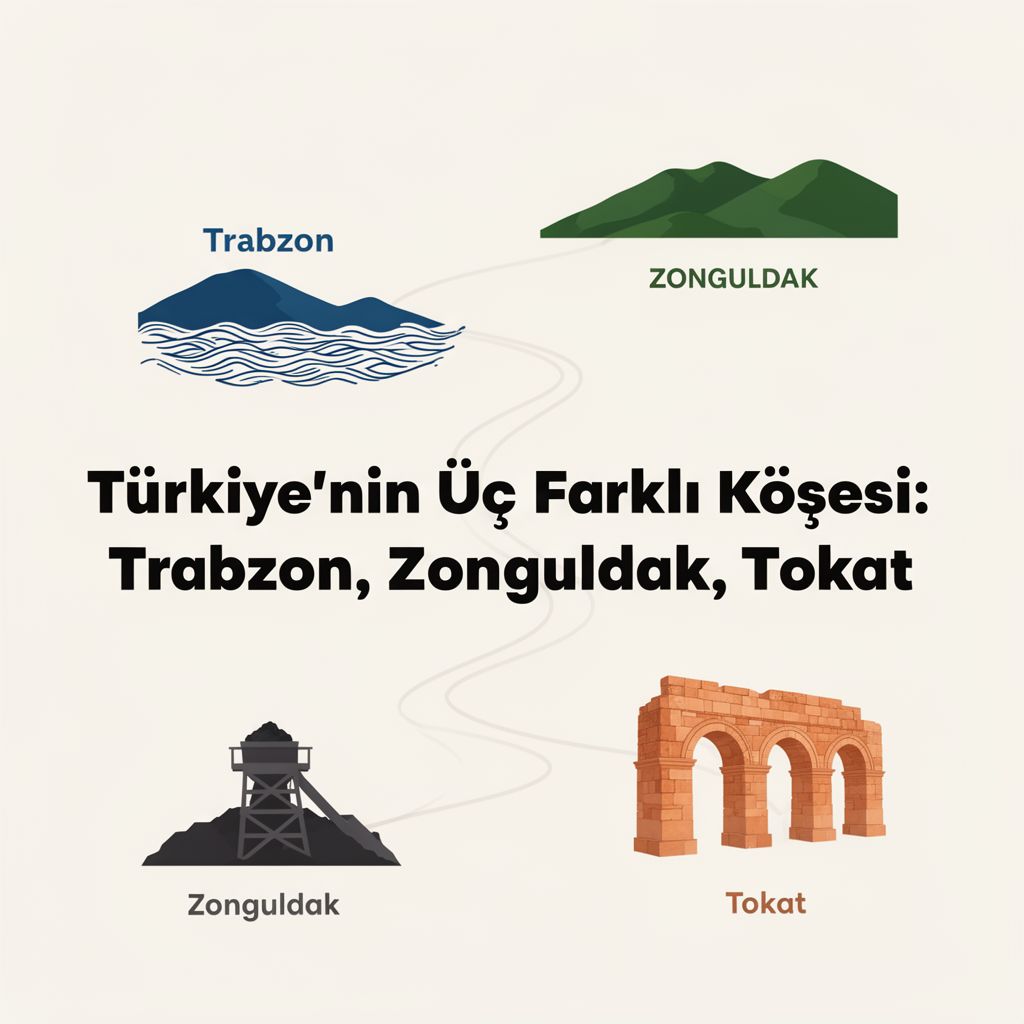 Türkiye'nin Üç Farklı Köşesi: Trabzon, Zonguldak, Tokat